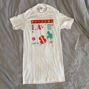 Levi's 1984 Los Angeles Olympics Torch Relay Staff T-Shirt Size Small